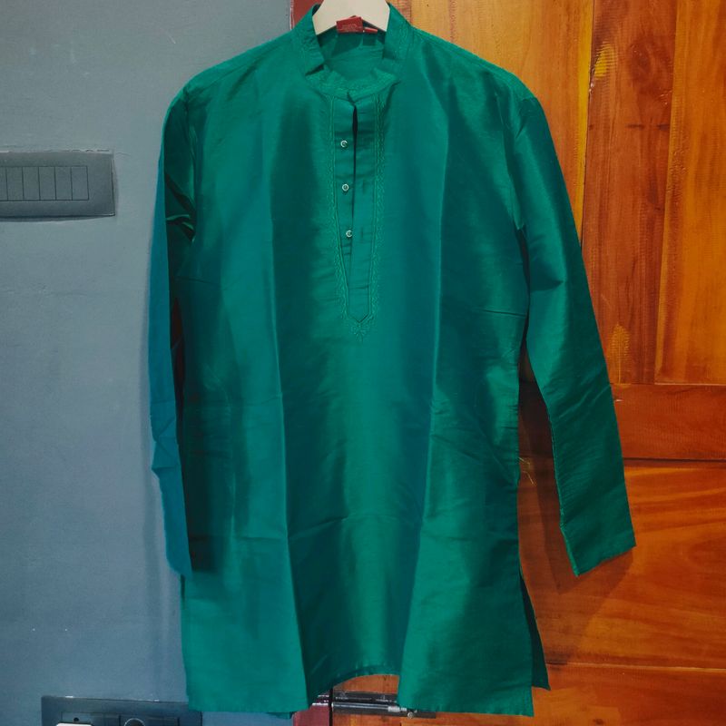 Green Men Kurta