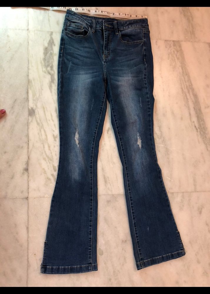 High Waisted Bootcut Jeans