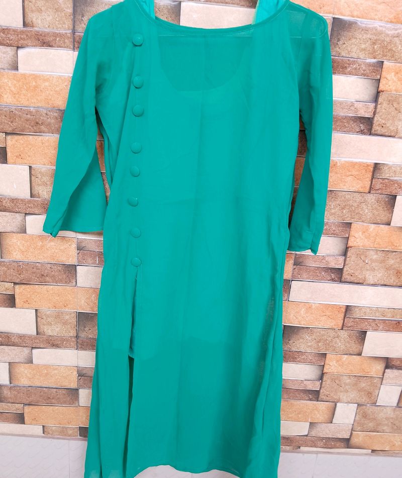 Georgette Kurta With Inner