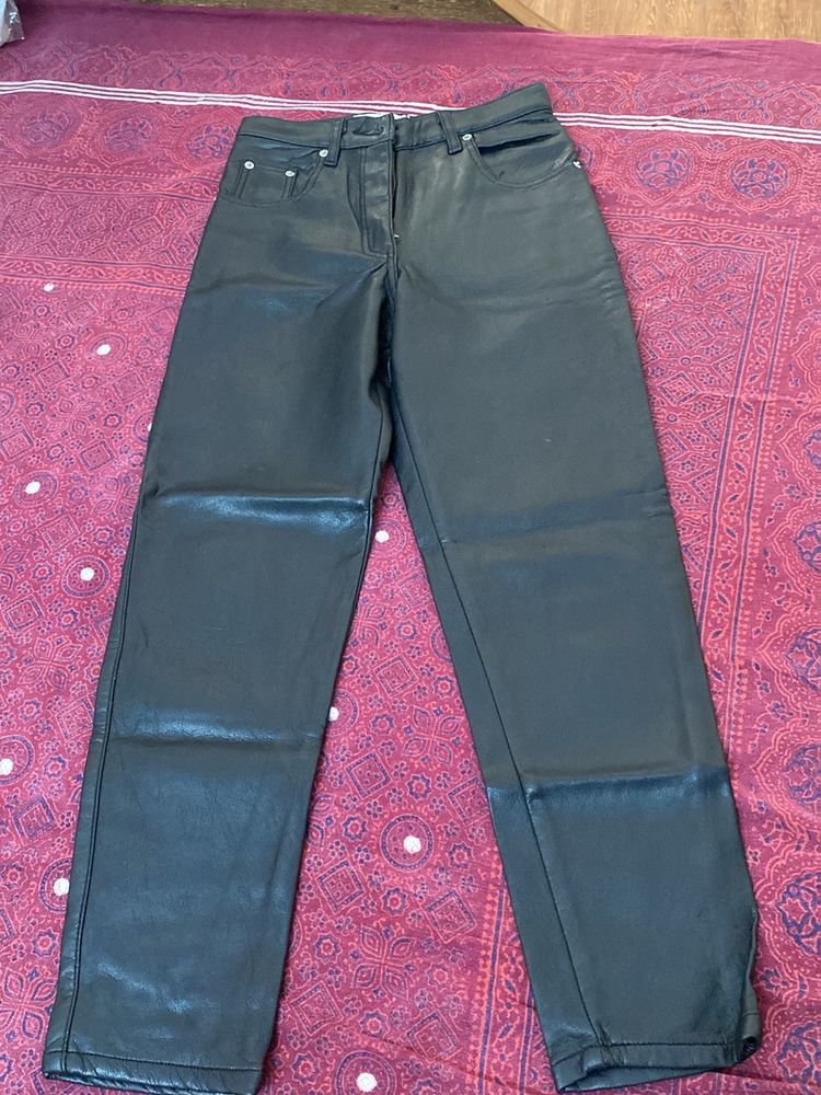 Black Leather Pants