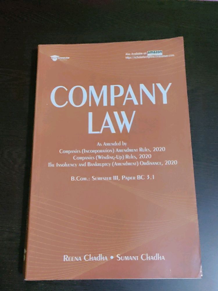 B.com DU sem 3 || Company Law|| Reena chadha