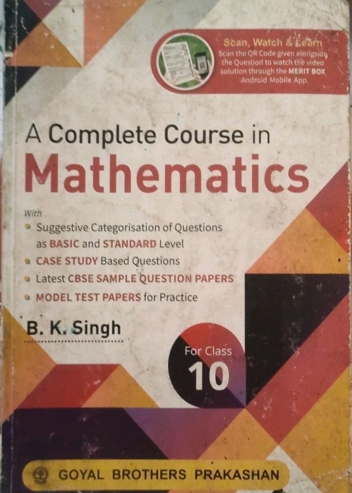 Bk Singh Class 10 Th Mathematics