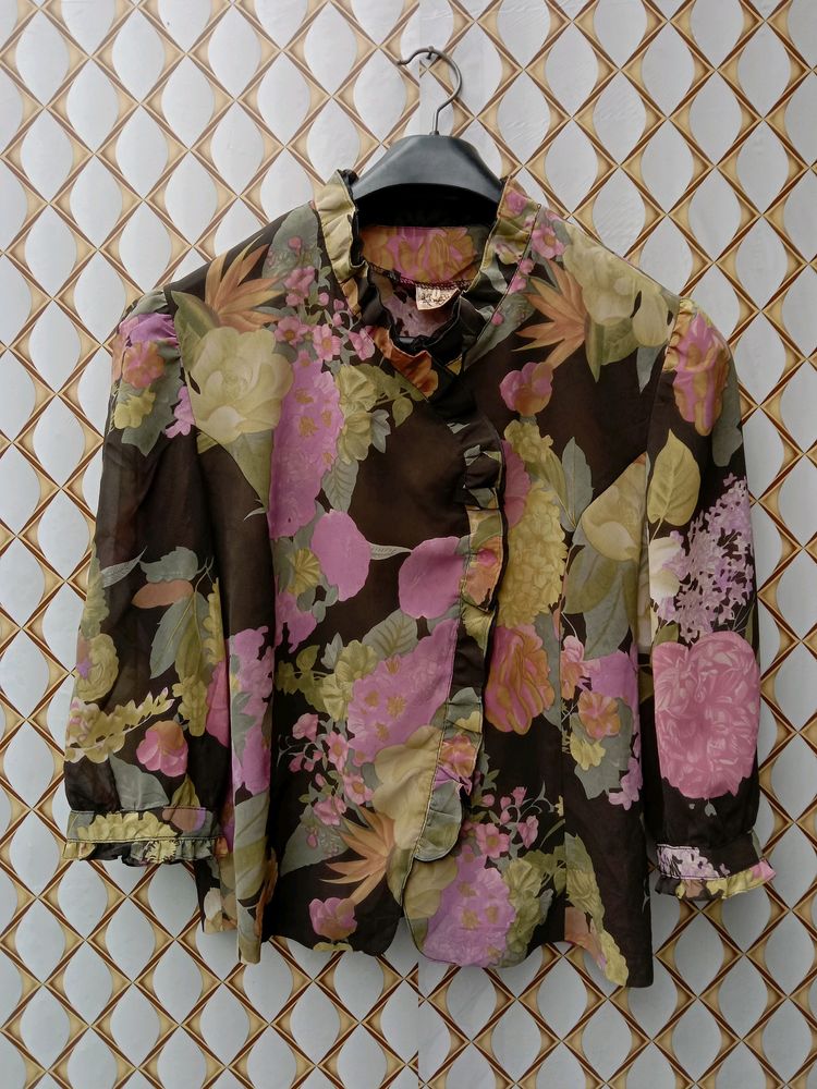 New Floral Korean Shirt