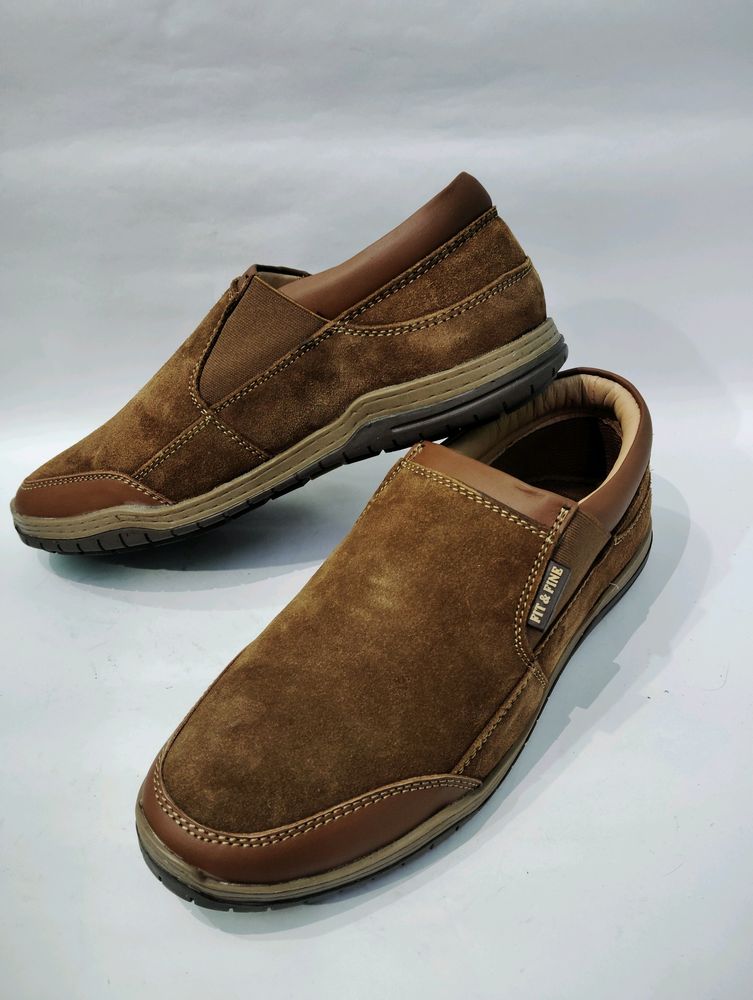 Brown Leather Shoes (New)