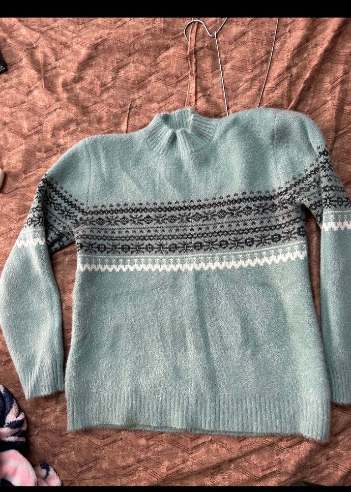 Teal Blue Sweater