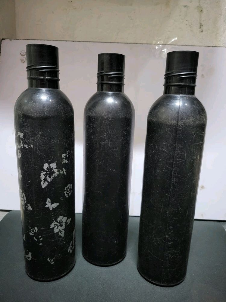 Plastic Bottles Pack Of 3