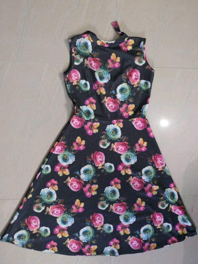 Froral Print Multicolour Dress