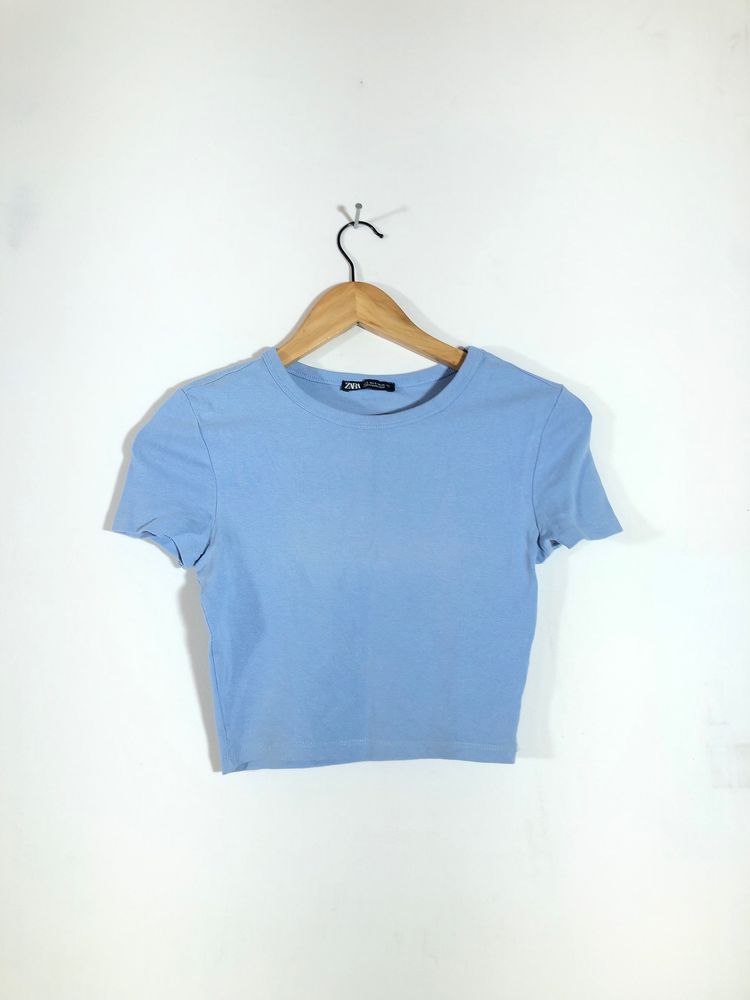 Blue Crop Top(Women’s)