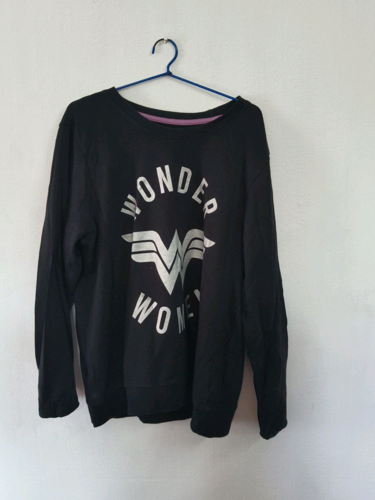 Wonder Woman Black Sweatshirt From DNMX🙌