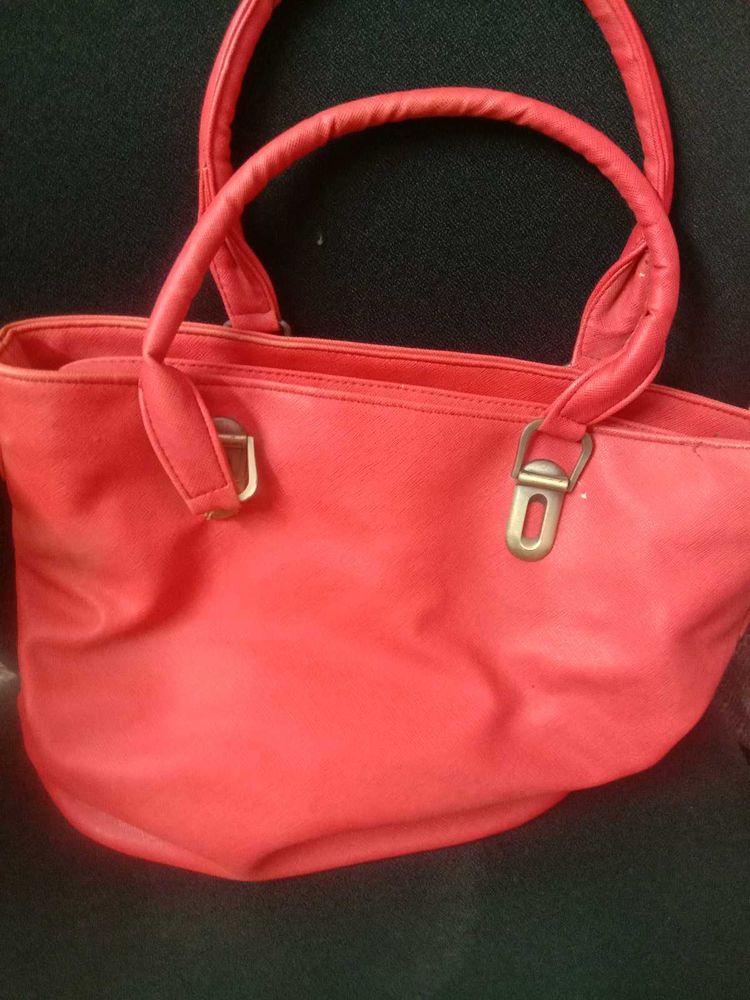 Orange Hand Bag