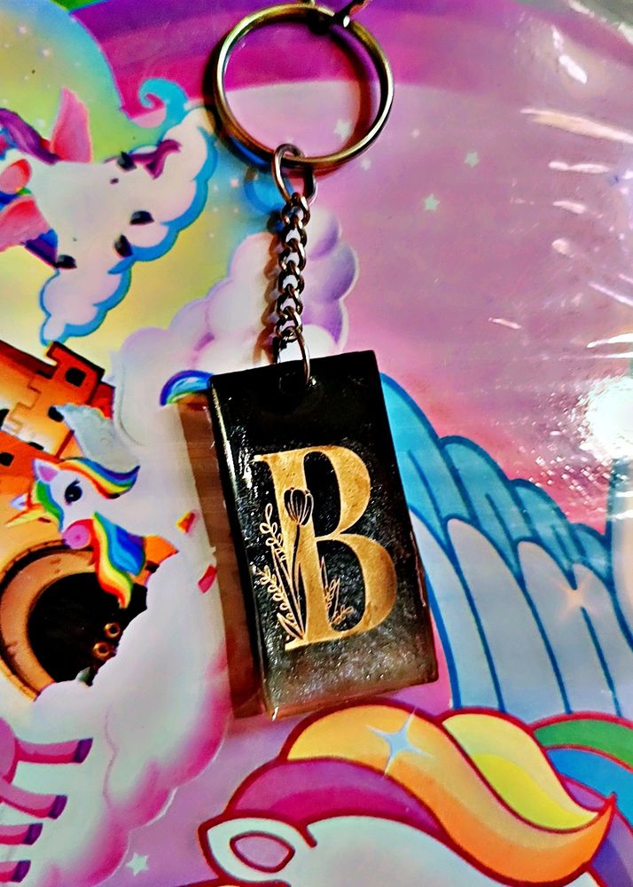 Resin Keychain You Can Customize Has U R Wish