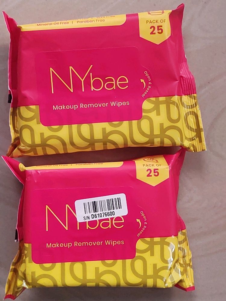 Pack Of 2 Ny Bae Makeup Remover Wipes