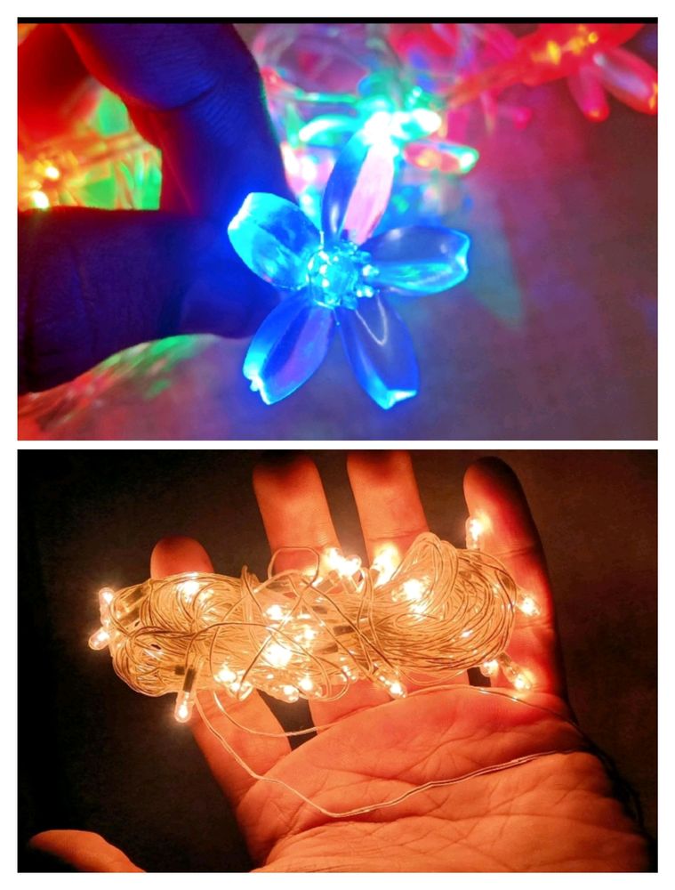 💥PACK OF 2💥LED FLOWER & RISE LIGHT