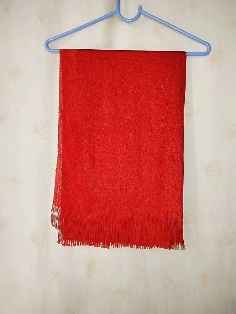 Red Scarf (Lace)