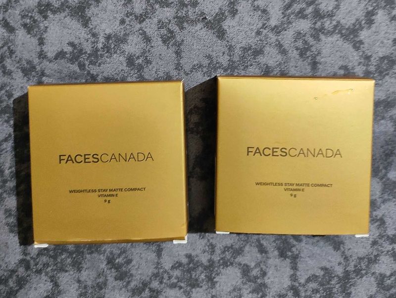 😍Pack Of 2 Faces Canada Compact..😍