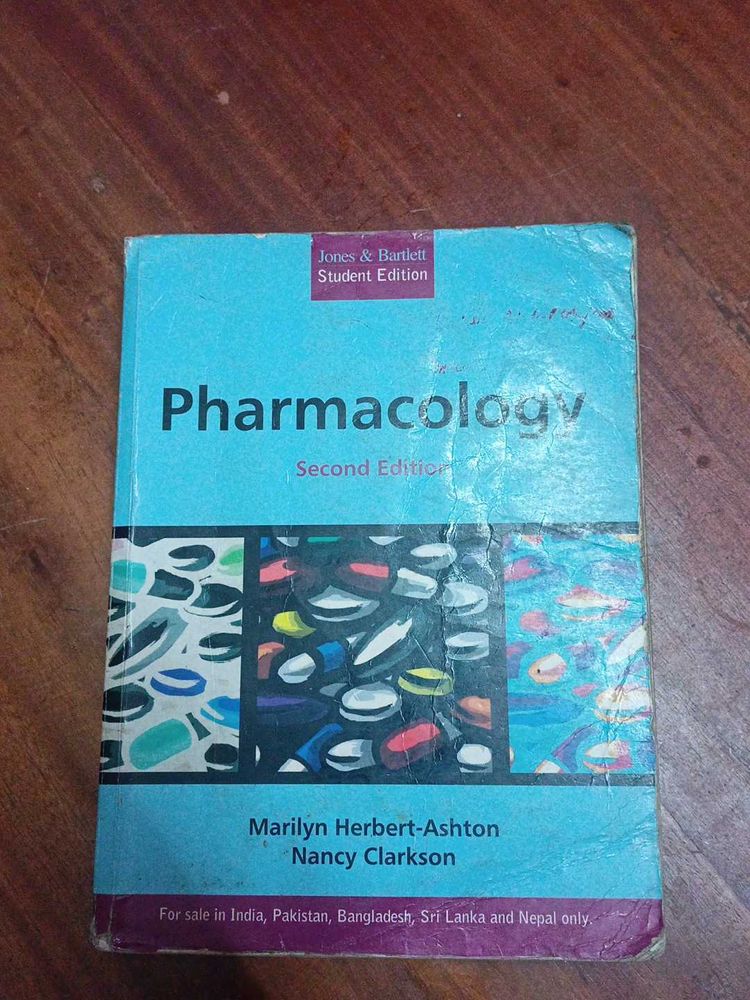 Pharmacology Text Book Of Jones And Barlet