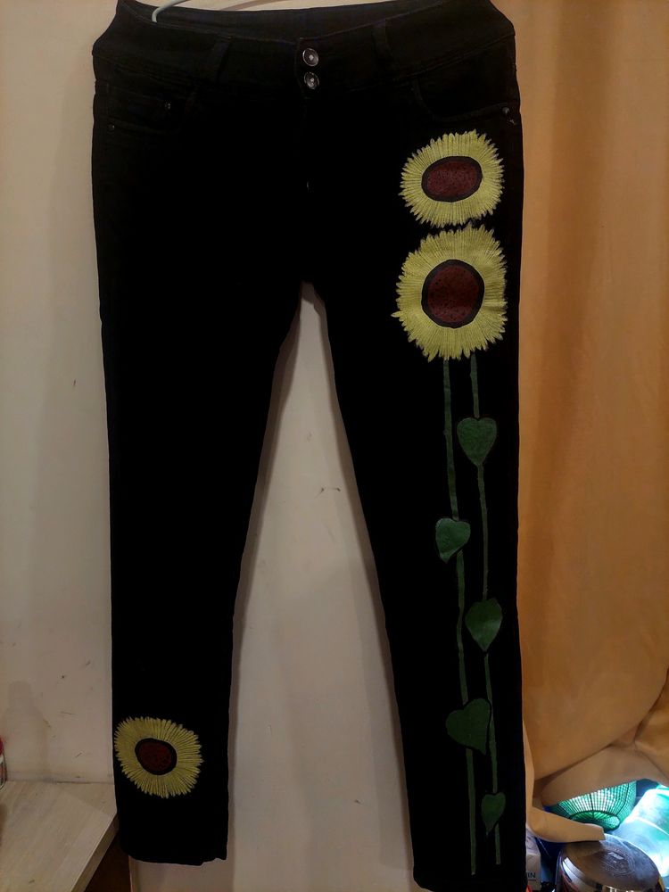 Black High Waist Denim