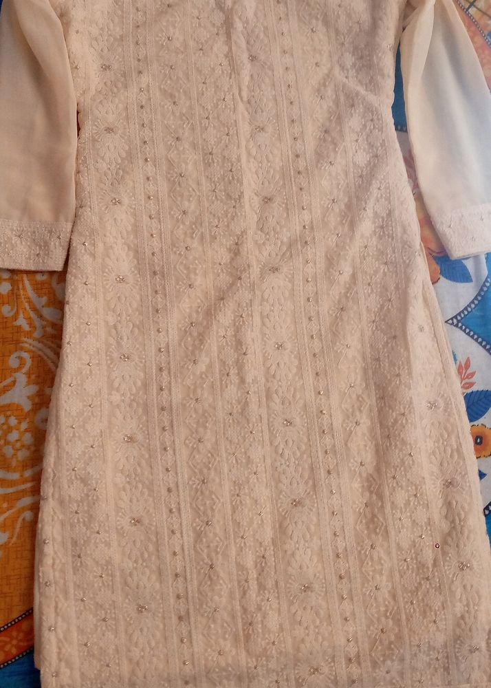 Chikankari Suit Plazzo Set