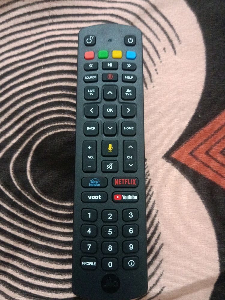 JIO Remote For Setup Box