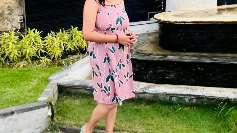 Flower Print Dress