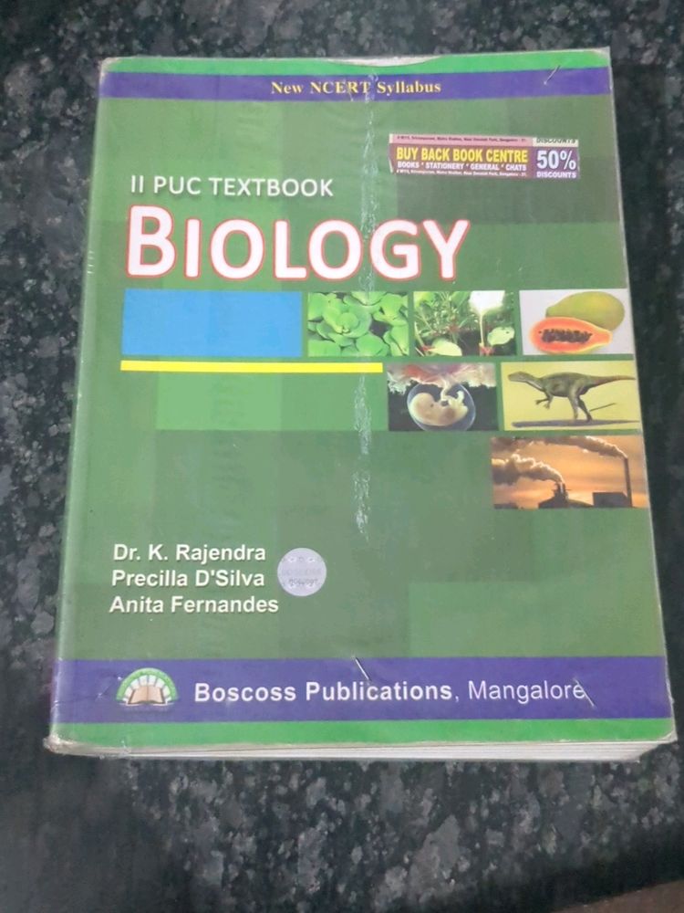 Biology Textbook For Kcet And Boards Boscoss