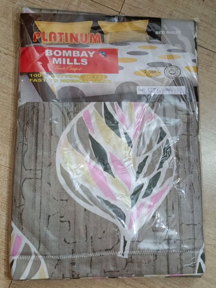 New Bombay Mills Cotton Bed Sheet