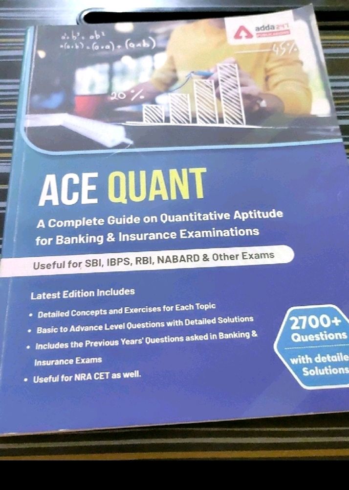 Ace Quant Book Adda 247 Like New No Coins