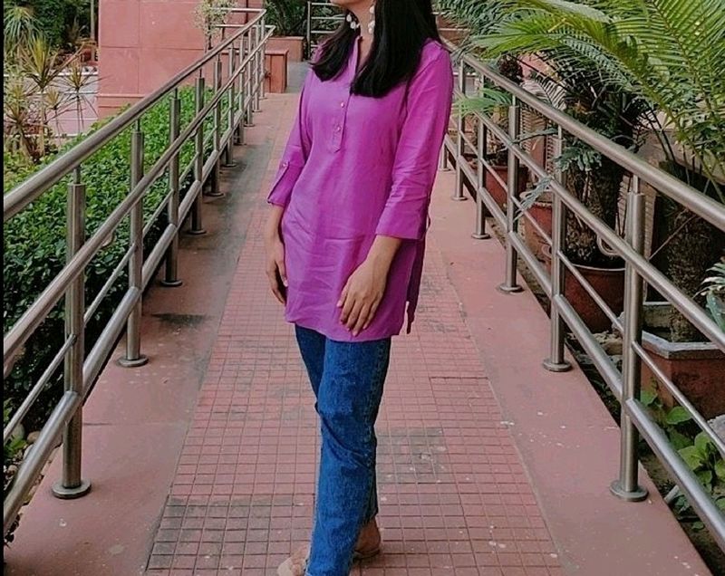 Purple Kurti 💜