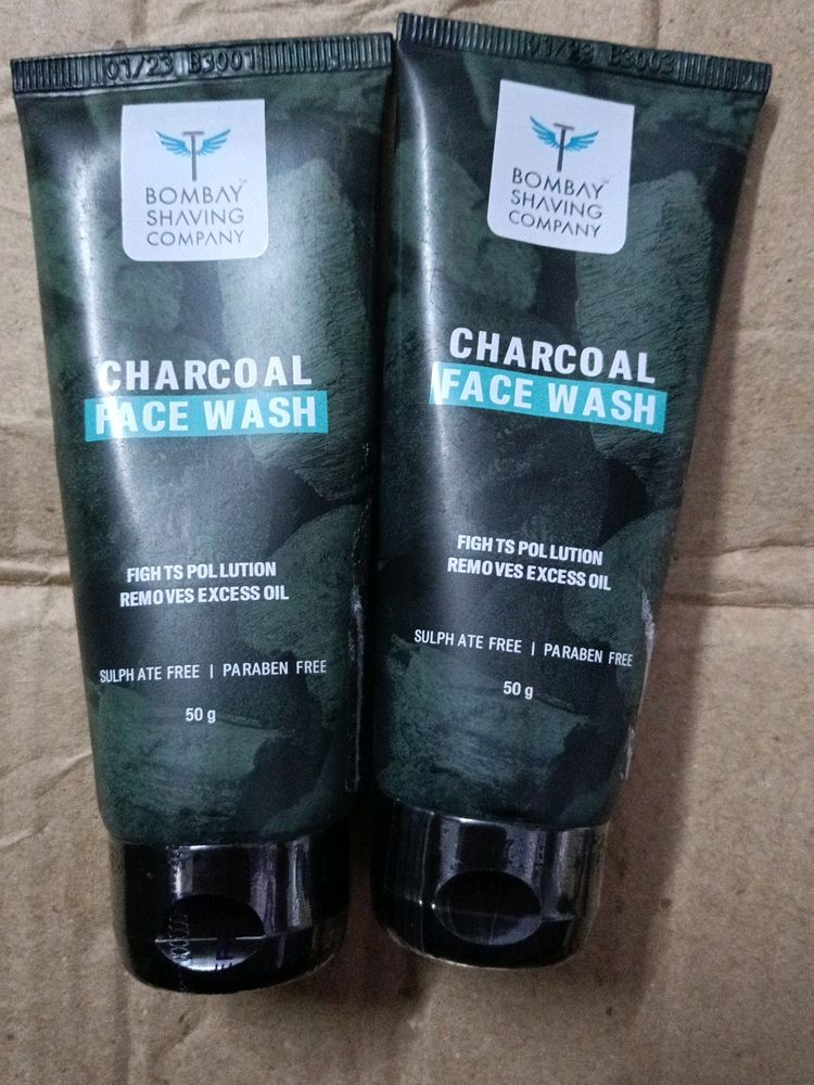 Combo Of 2Bombay Shaving Company Charcoal Facewash