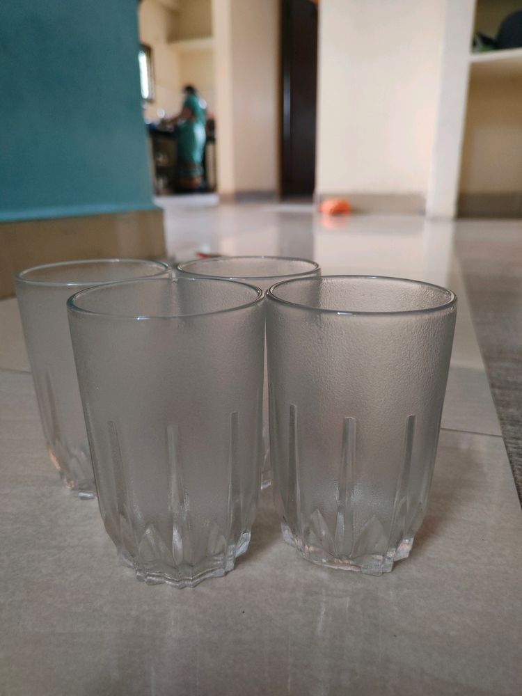 Transparent Juice Glasses