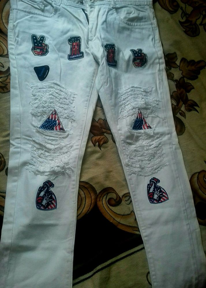 White Jeans Pant