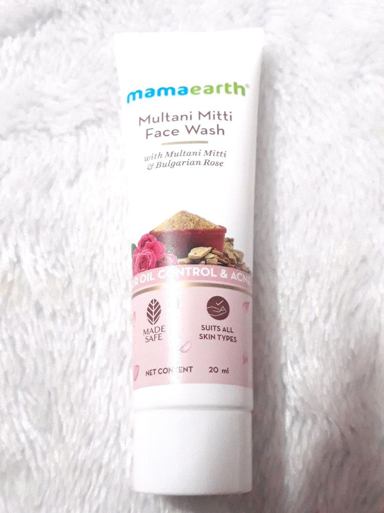 Mamaearth Multani Mitti Face Wash Mini Pack