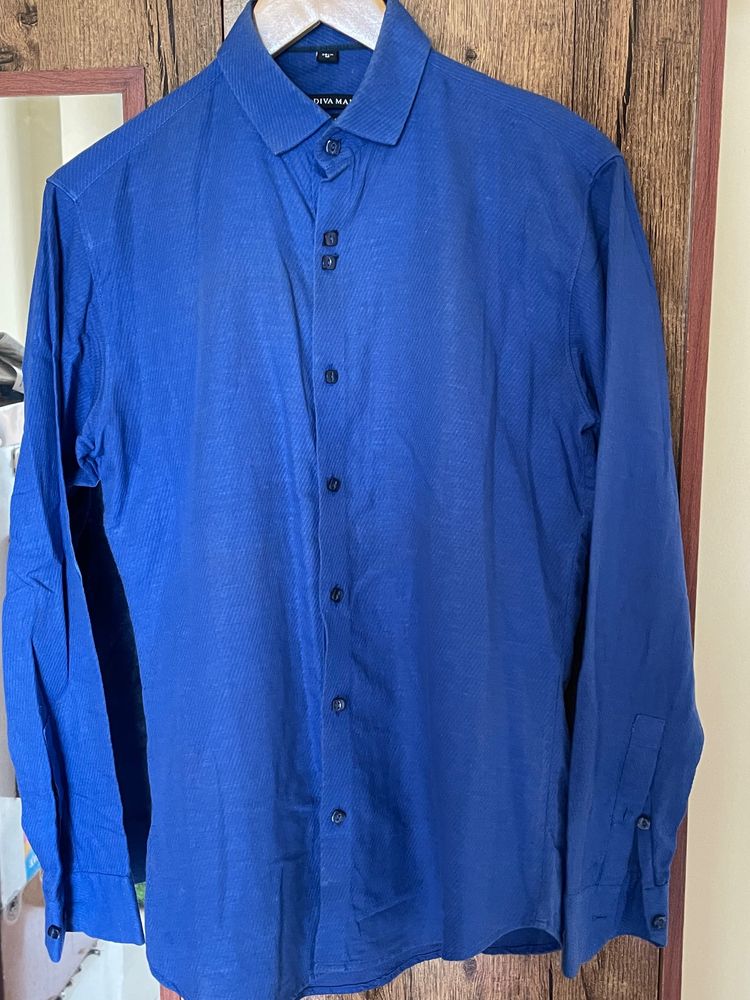 Blue Colour Shirt For Men