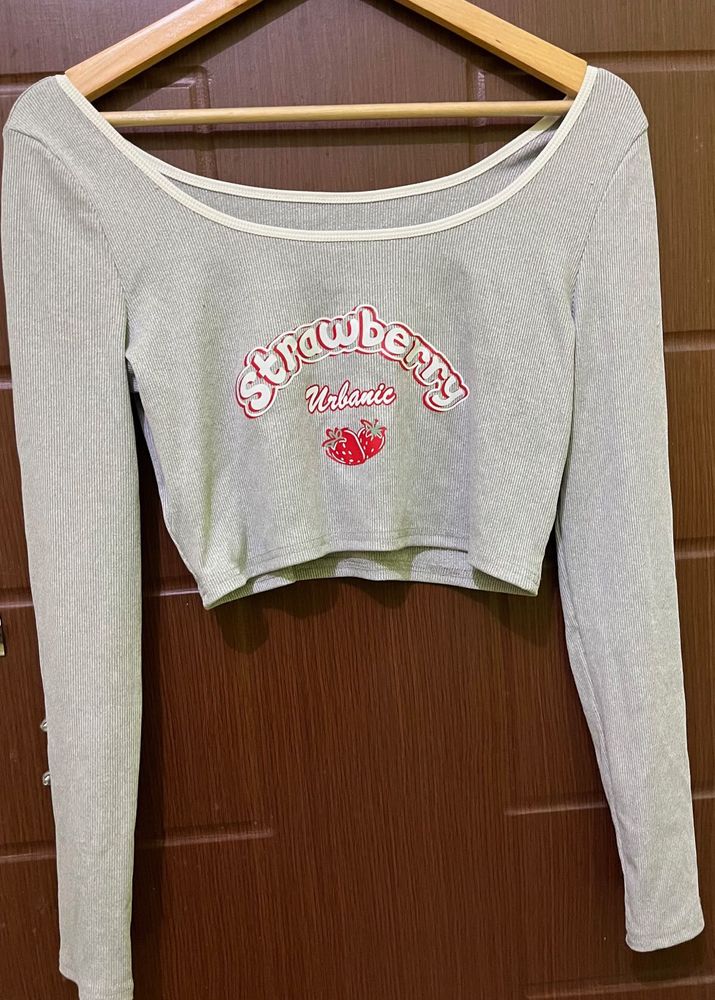 Urbanic Strawberry Crop Top