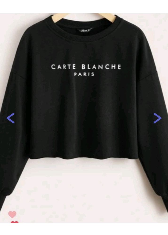 Black sweatshirt branded