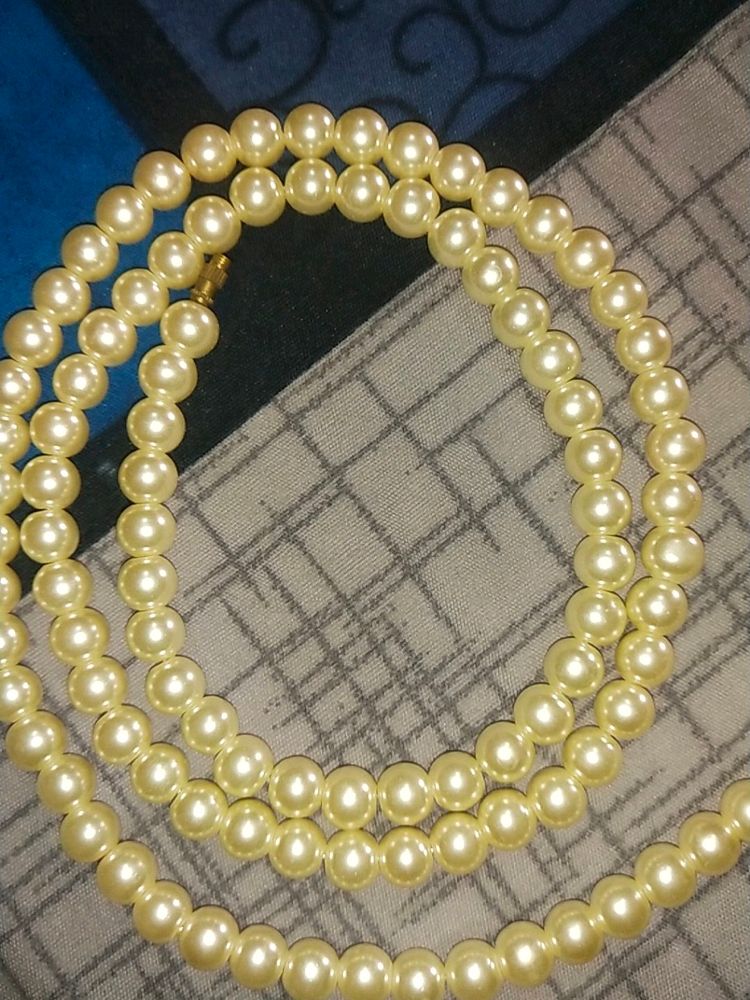 white moti long chain