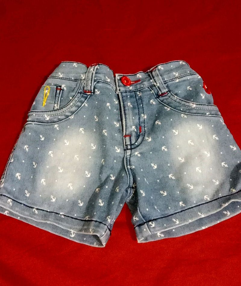 Unisex Babies Denim Shorts 🩳