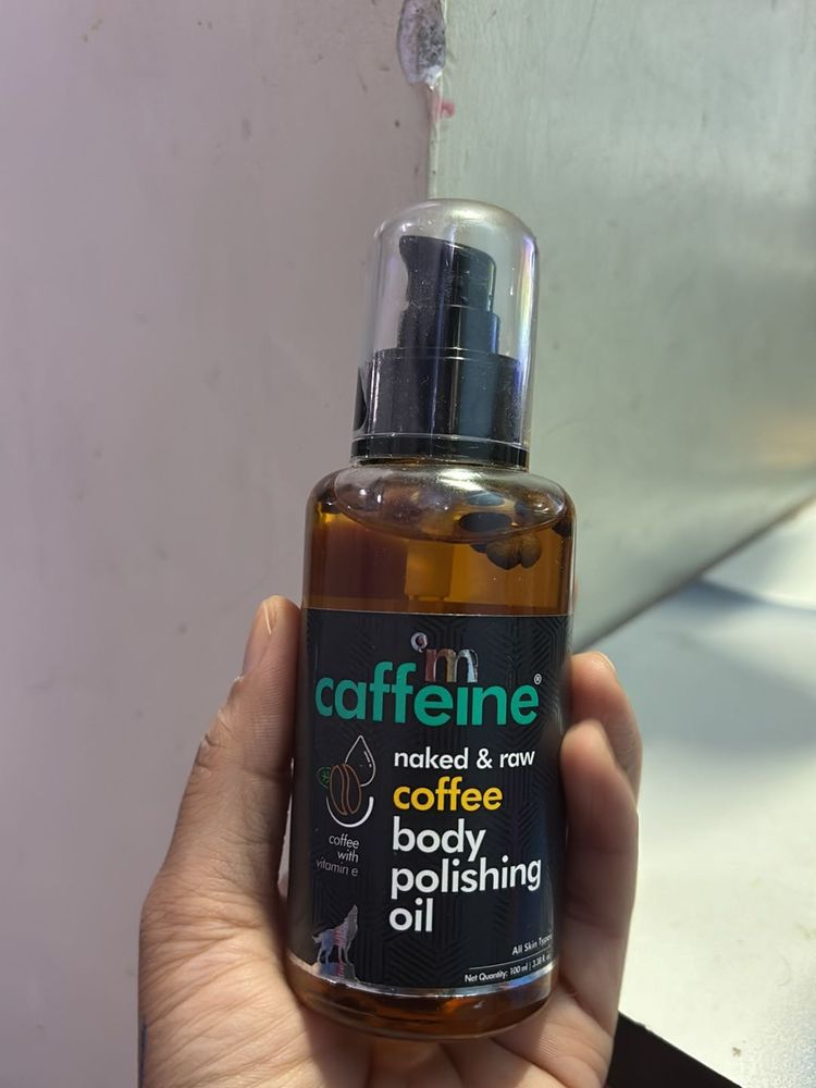 M Caffeine Coffee Body Polishing Oil