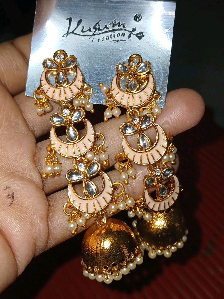 Meenakari Jhumka