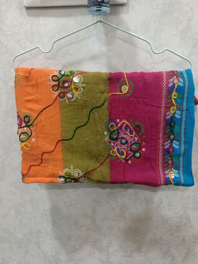 Multi Colour Cotton Dupatta