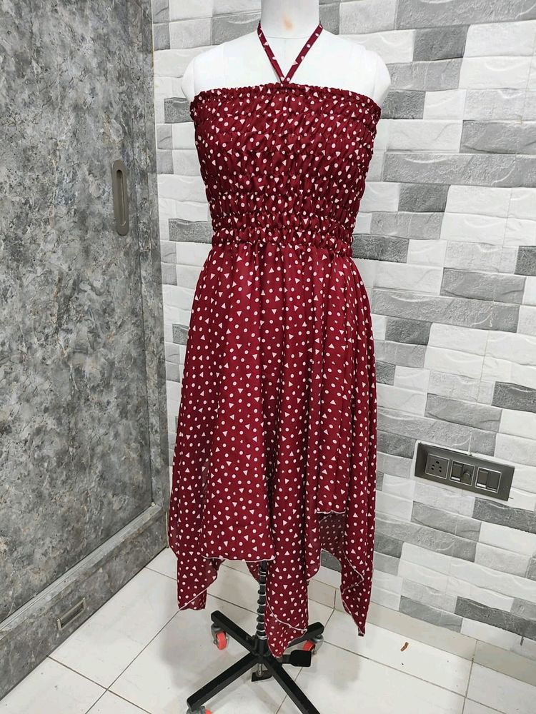 Red Polka Dot One Piece