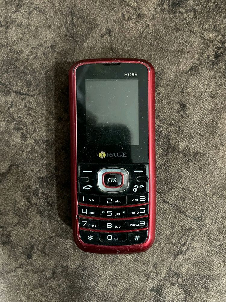 Old Blackberry Mobile Single SIM Black And Red Com