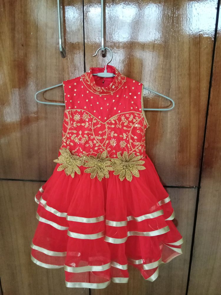 Kids Girl Partywear Frock