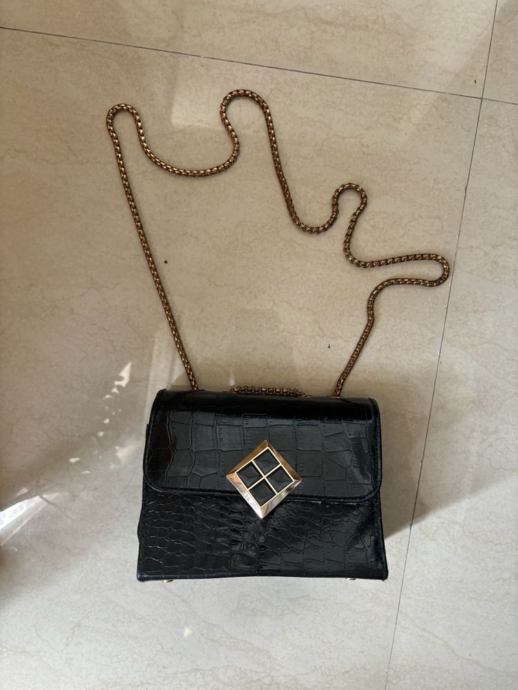 Black Sling Bag