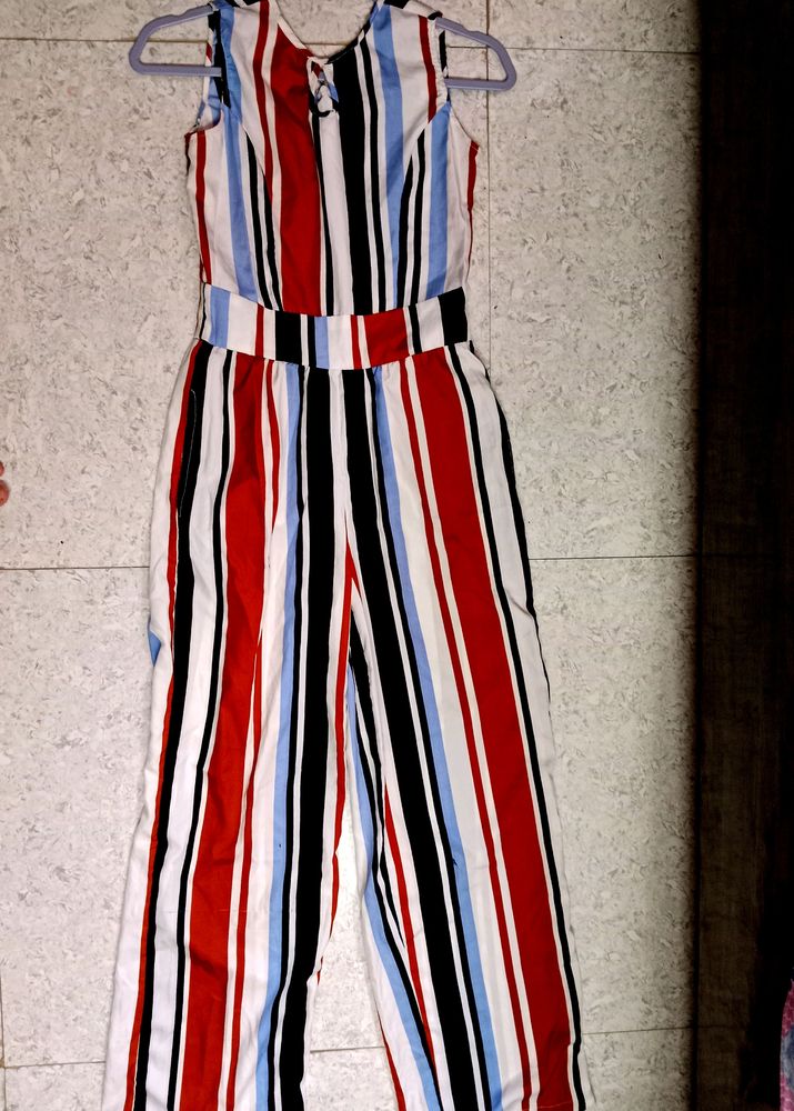 KOREAN STRIPED JUMPSUIT