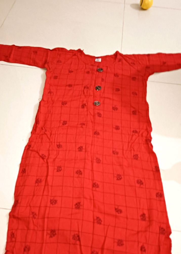 Beautiful Red Kurti XL