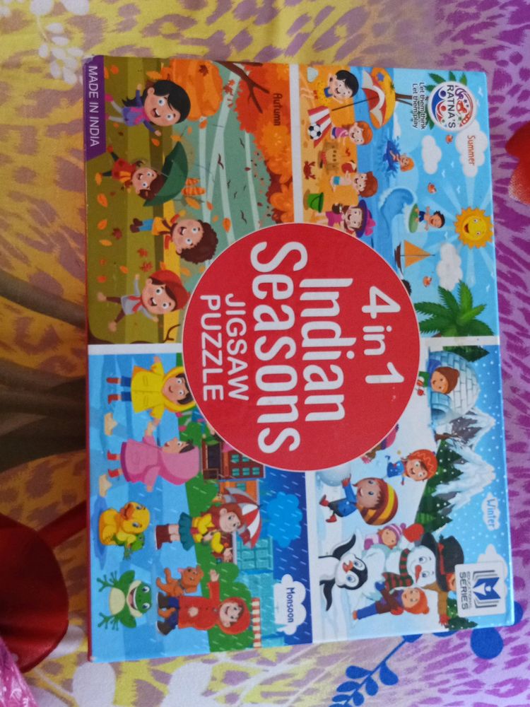 KIDS SEASON PUZZLE 4 IN 1