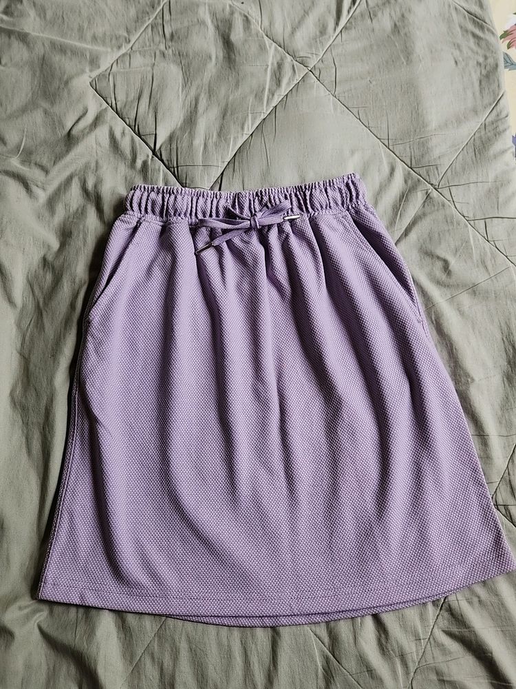 Pastel Purple Sporty Skirt!