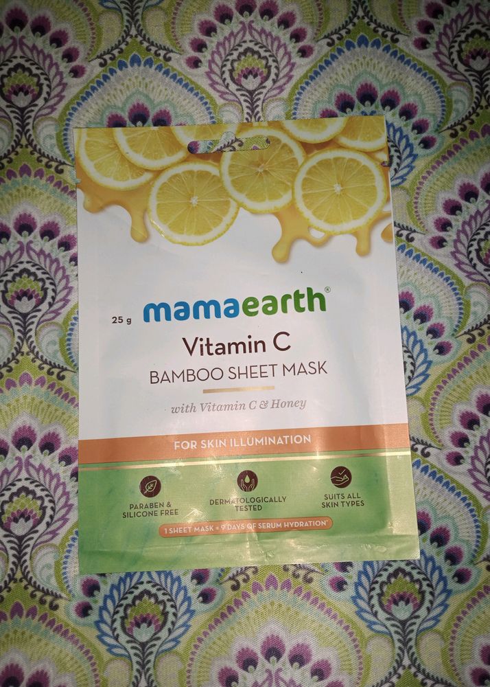 Mamaearth Vitamin C Sheet Mask