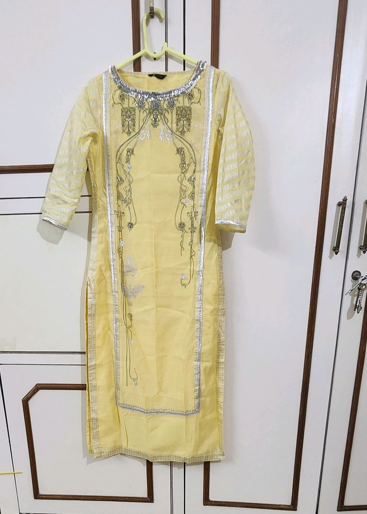 Soothing Sunshine Kurta By Wishful